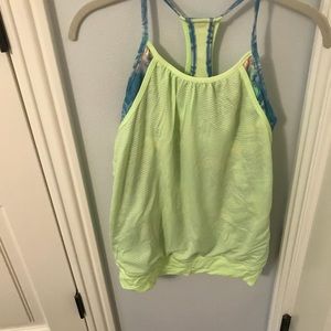 Ivivva green/yellow and blue workout shirt!